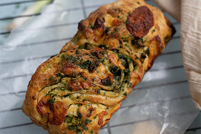 Herbaceous Cheddar bread loaf