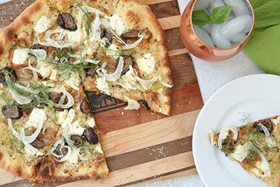 Teahive and fennel pizza